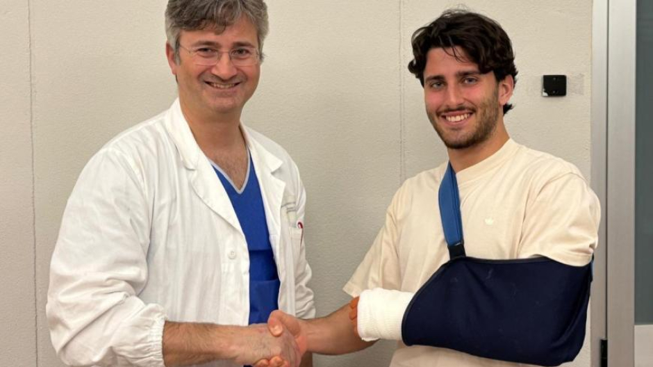   Clinica Ortopedica di Novara: l'equipe dell'UPO ha operato il terzino Valdesi